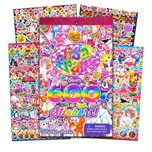 Lisa Frank Sticker Pads (3 Pads)